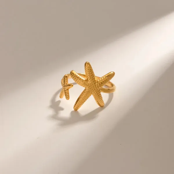 Gold_Starfish_Rings_For_Women